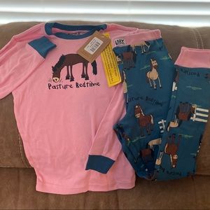 Lazy One Pajama Set NWT Girls 10